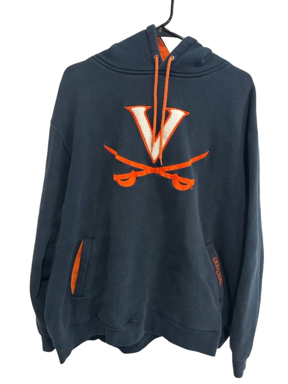 Virginia Cavaliers 2XL Mens Navy Team Edition Fleece Pullover Hoodie Collegiate